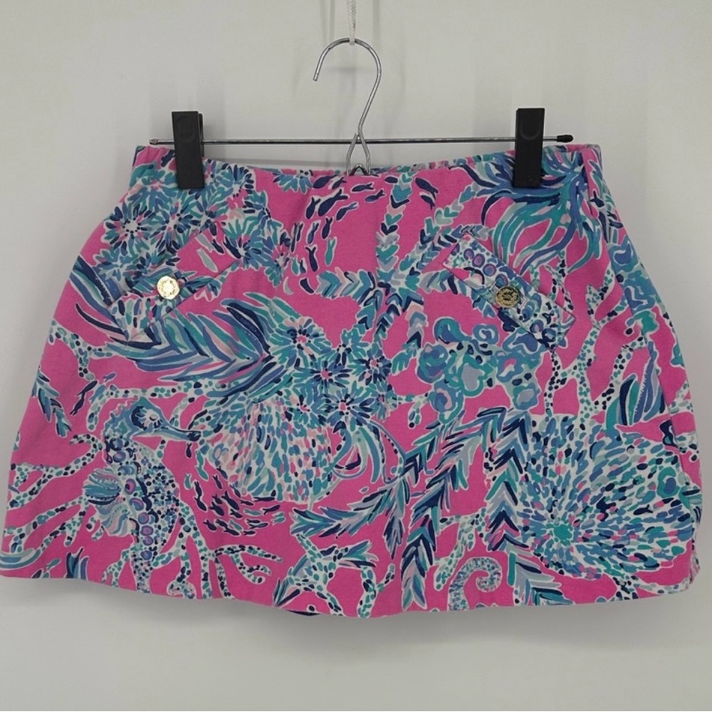 Lilly Pulitzer “New Kids on the Dock” Madison Skort Mandevilla Pink - Size Med